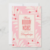 明るいホリデーリーフ シーズンカード (正面)