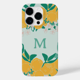 明るいボタニカルシトラスモノグラム Case-Mate iPhone 14 PROケース