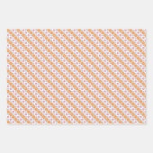 明るいボタンのシームレスなパターンによる裁縫 ラッピングペーパーシート (正面3)