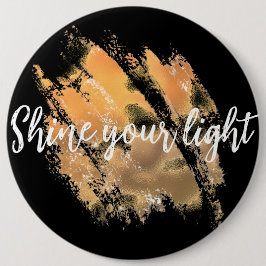 明るいボタンを輝かせる 缶バッジ