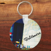 明るいボルチモアのキーチェーン キーホルダー (正面)