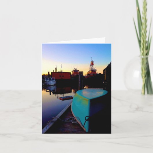 明るいボートのノテカ カード (正面)