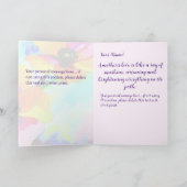 明るいポピー素晴らし祖母カスタムの母の日 カード (内部)