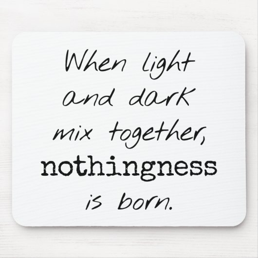 明るいマウスと暗いマウスパッド マウスパッド (正面)