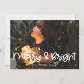 明るいメリーかわいい台本の写真 シーズンカード (正面)