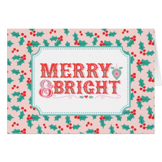 明るいメリーと明るい | レトロピンクアンドレッドホリー (正面横)