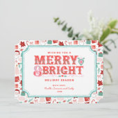 明るいメリーと明るい | レトロピンクアンドレッドホリー シーズンカード (スタンド正面)