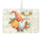 明るいメリーオレンジ色の格言が輝いた カーエアーフレッシュナー (裏面)