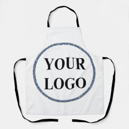 明るいメリーキュートモダンクリスマスホリデーロゴ エプロン