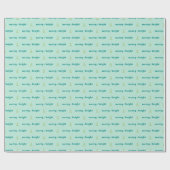 +明るいメリーギフトラップ ラッピングペーパー (フラット)