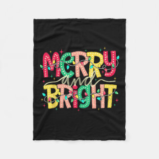 明るいメリークリスマスおもしろいパジャマスファミリーXm フリースブランケット