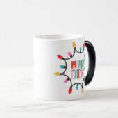 明るいメリークリスマスの光 モーフィングマグカップ (正面右)