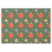 明るいメリークリスマスの写真 テーブルクロス (正面(横))