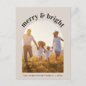 明るいメリークリスマスアーチ2の写真 シーズンポストカード (正面)