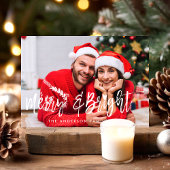 明るいメリークリスマストライプのスの写真 シーズンカード