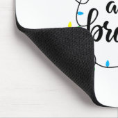 明るいメリークリスマスファミリーパジャマのマッチング マウスパッド (コーナー)