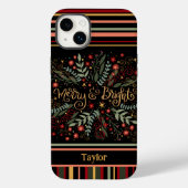 明るいメリークリスマスフェスティバルインスピリシティ名 Case-Mate iPhoneケース (裏面)