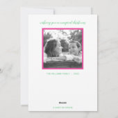 明るいメリークリスマスフォトカード シーズンカード (裏面)