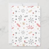 明るいメリークリスマスフォトクリスマスエレメントHo シーズンカード (裏面)