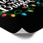 明るいメリークリスマスライトファミリーマッチング ポスター (角)