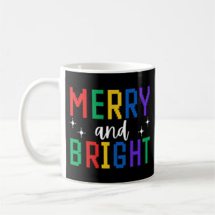 明るいメリークリスマス コーヒーマグカップ
