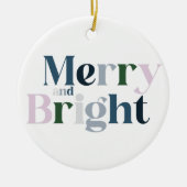 明るいメリークリスマス セラミックオーナメント (正面)