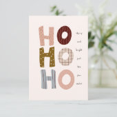 明るいメリーグリーティングクリスマスホリデーカスタムカード カード (スタンド正面)