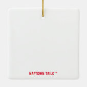 明るいメリーゴールデンドッグスクリスマスオーナメント2022 メタルオーナメント (裏面)