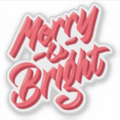 明るいメリーステッカー シール (正面)