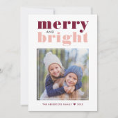 明るいメリーバラ金ゴールドとワインレッド写真 シーズンカード (正面)