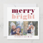 明るいメリーバラ金ゴールドとワインレッド写真 シーズンカード (正面)