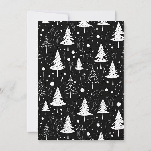 明るいメリーフェスティバルの家族の写真クリスマス シーズンカード (裏面)