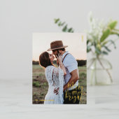 明るいメリーフォトクリスマスフォイルのホリデーポスト 箔シーズンポストカード (立ち正面)