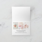 明るいメリーフォトクリスマス誕生 案内状 (内部)