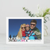 明るいメリーフロントとバックホリデーカード シーズンカード (スタンド正面)