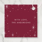 明るいメリーブルゴーニュのクリスマス フェイバータグ (裏面)