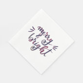 明るいメリーブルゴーニュ スタンダードランチョンナプキン (角)