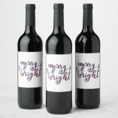 明るいメリーブルゴーニュ ワインラベル (ボトル)