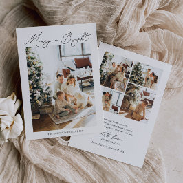 明るいメリーミニマモダンリスト写真 シーズンカード