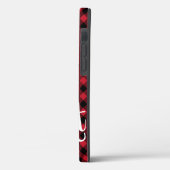 明るいメリーレッドブラックバッファロープレイドタータンチェッククリスマス Case-Mate iPhoneケース (裏面 / 左)