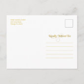 明るいメリー休日のクリスマスフローラ写真 ポストカード (裏面)