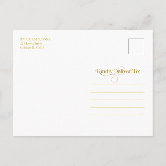 明るいメリー休日のクリスマスフローラ写真 ポストカード (裏面)