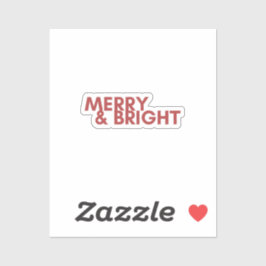 明るいメリー休日のステッカー シール