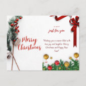 "明るいメリー喜びのクリスマスカード" シーズンポストカード (裏面)