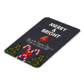 "明るいメリー喜びのクリスマスカード" マグネット (左側)