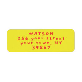 明るいメリー差出人住所 ラベル