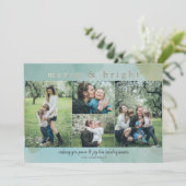 明るいメリー抽象芸術フォトコラージュ シーズンカード (スタンド正面)