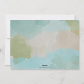 明るいメリー抽象芸術フォトコラージュ シーズンカード (裏面)