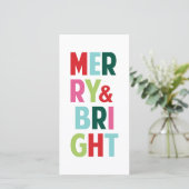 明るいメリー明るい休日のグリーティングカード (スタンド正面)