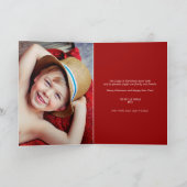 明るいメリー漫画クリスマスツリーキッズおもしろい シーズンカード (内部)